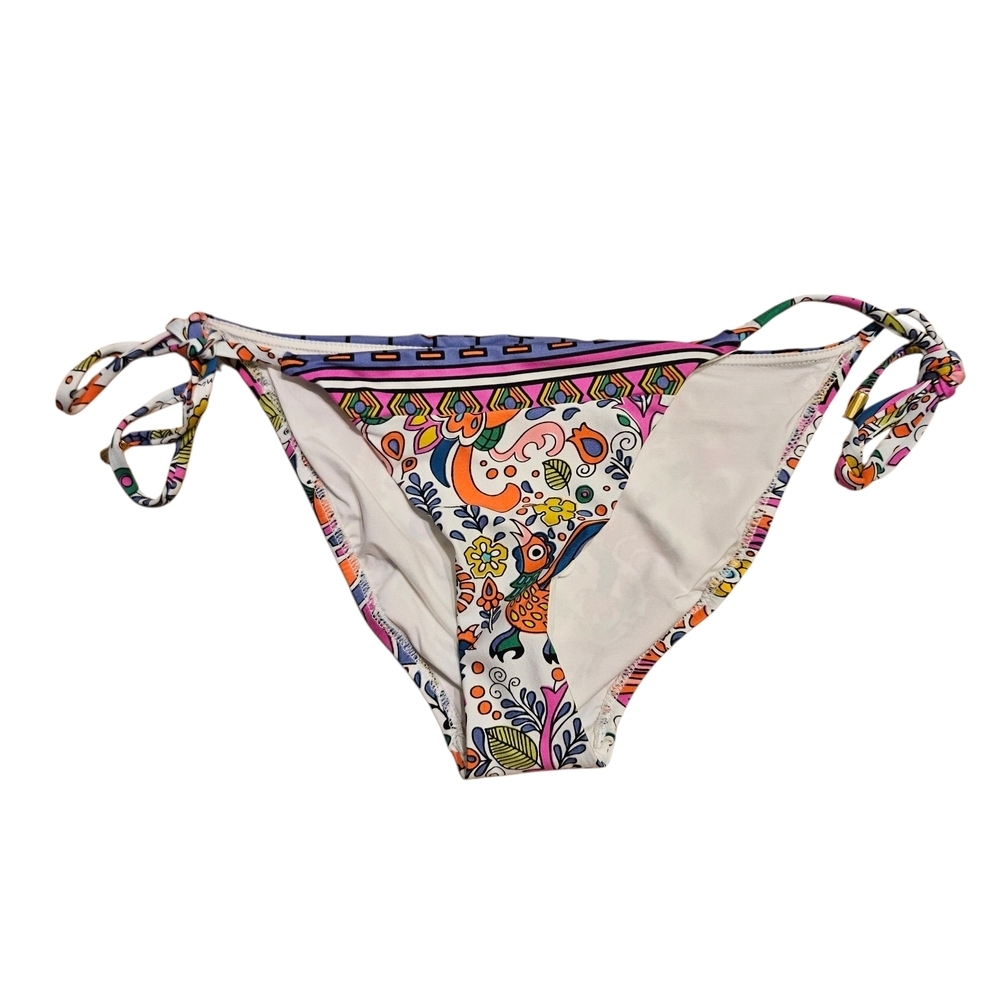 Trina Turk Jungle Beach Tie Side Pant Bikini Bottoms - Picture 7 of 16
